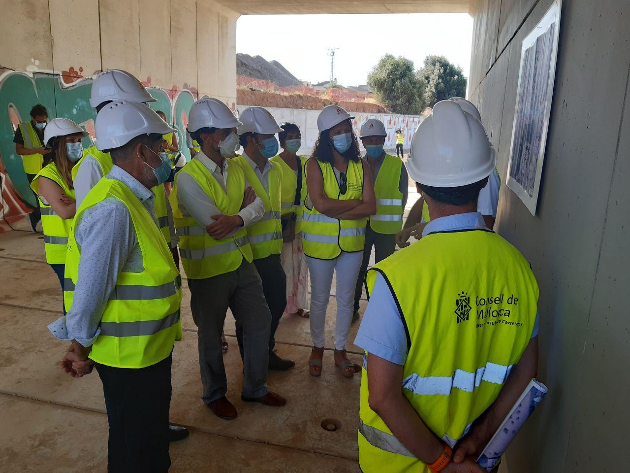 Avancen les obres de connexió entre les urbanitzacions de Palma i Marratxí separades pel torrent Gros
