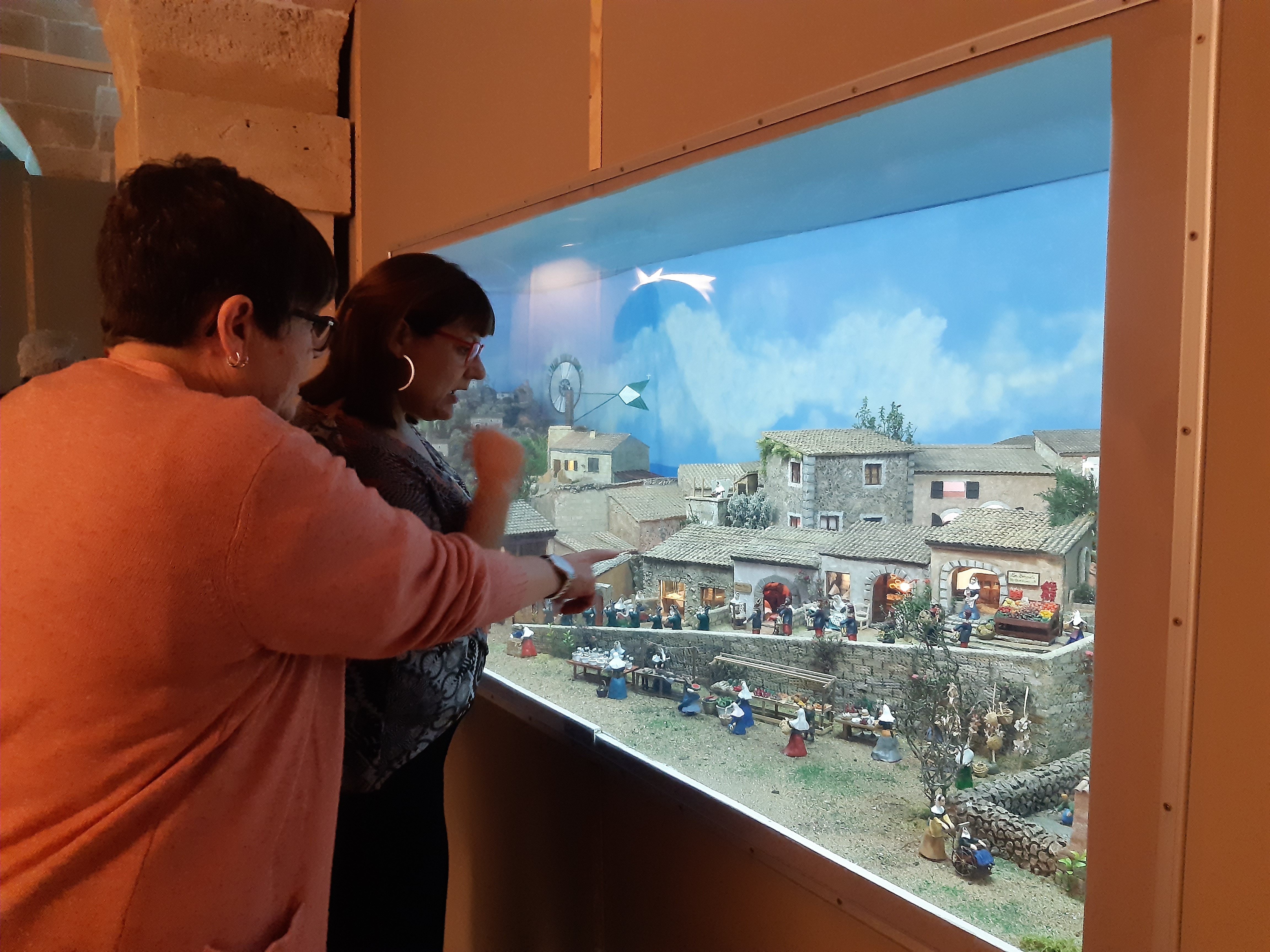 Detall del Beltlem Mallorquí 2019 amb gent