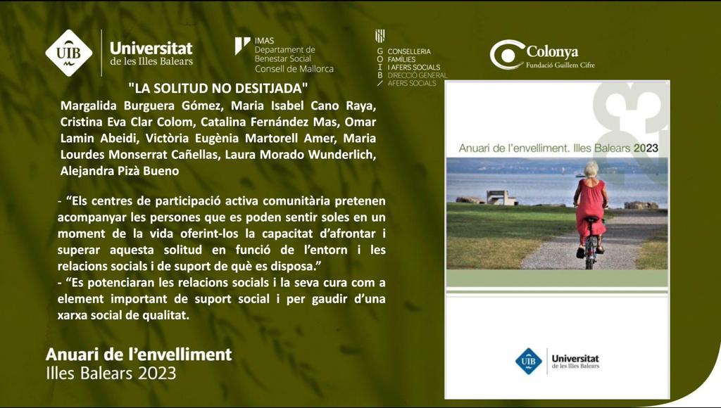 Portada d'un dels articles elaborats per professionals de l'IMAS. 