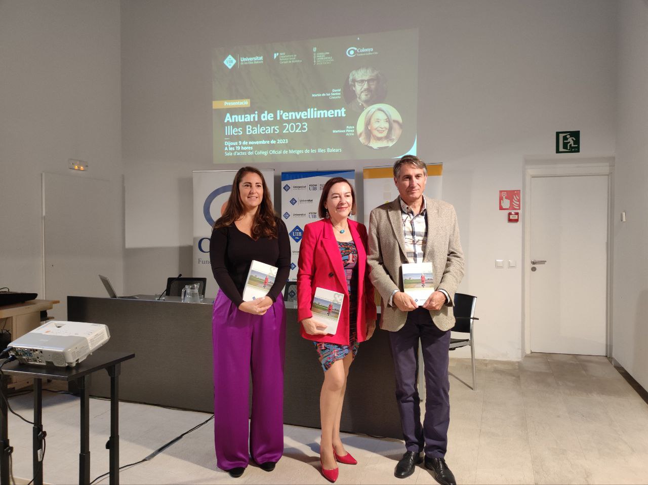 La directora insular d'Atenció Sociosanitària, Rosa Llobera, ha assistit a la roda de premsa de presentació. 