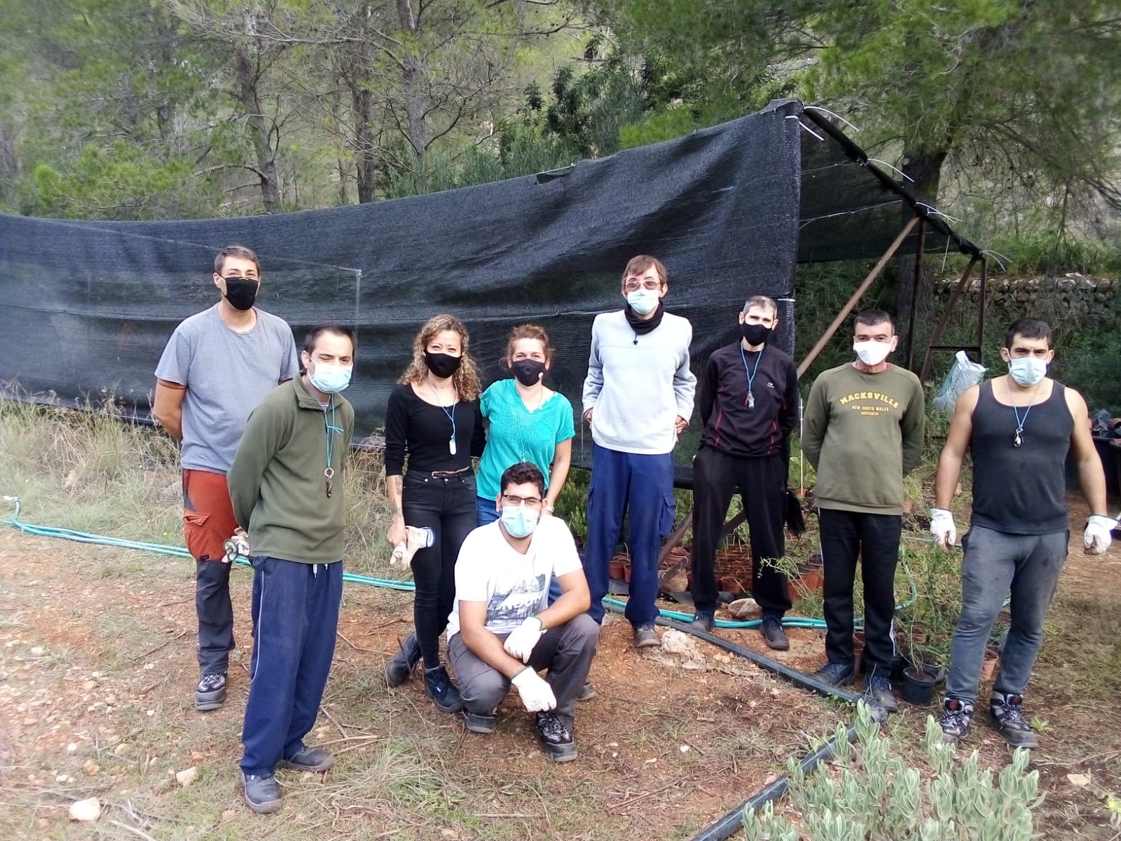 Alumnes del projecte de formació i ocupació RAIXA 2020