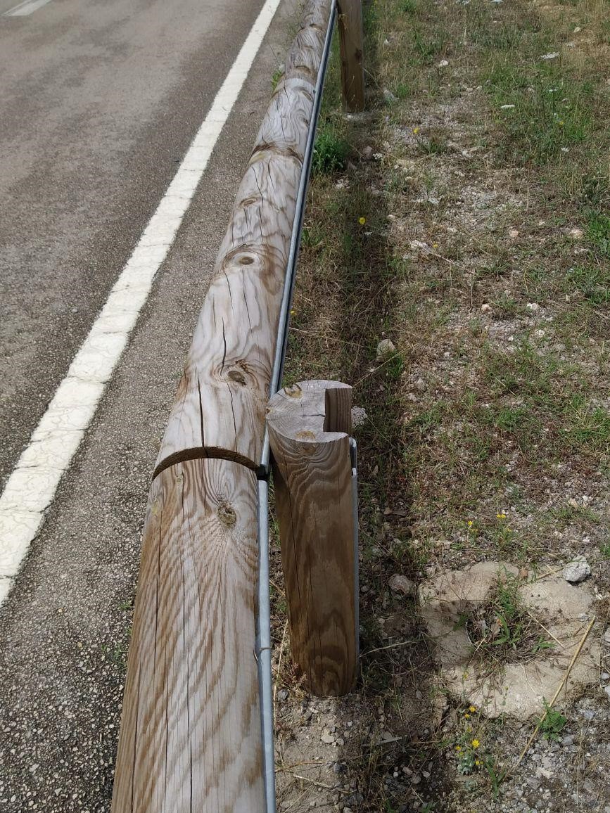 Barrera de fusta