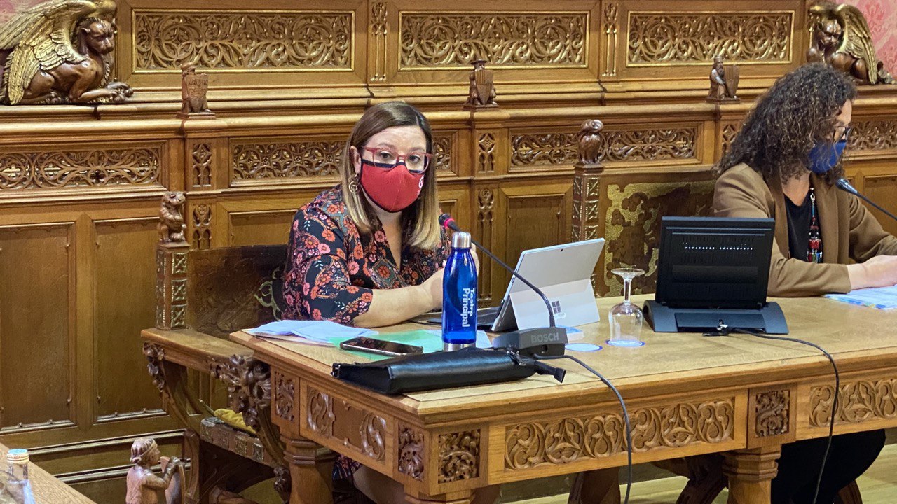 La vicepresidenta i consellera de Cultura, Patrimoni i Política Lingüística, Bel Busquets.