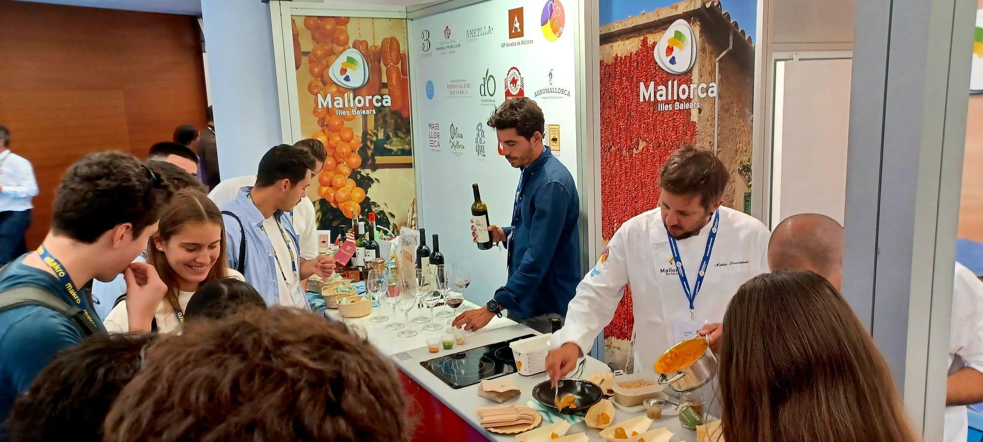 El stand de la delegación de Mallorca a San Sebastian Gastronomika.