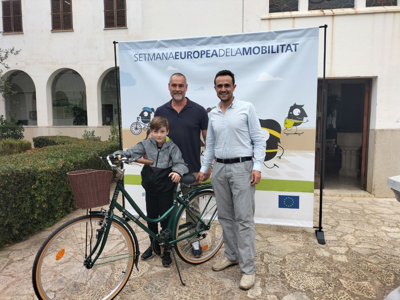 V. G., guanyador de la bicicleta
