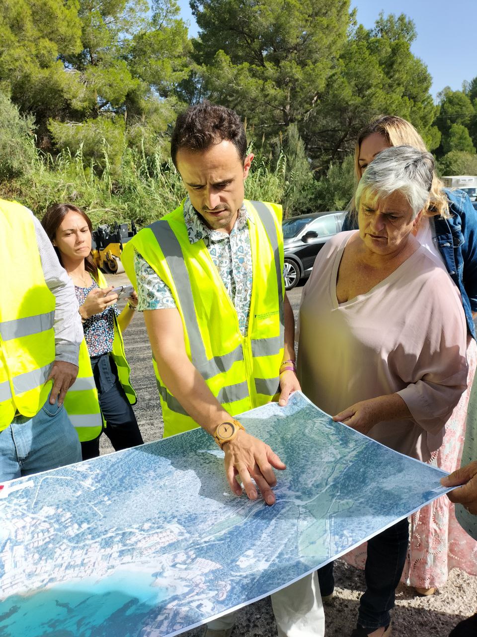 Visita inici d'obres a Sant Elm