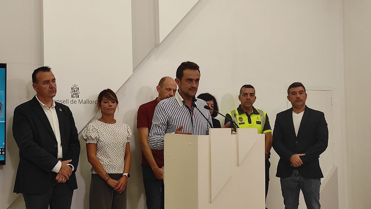 El conseller Iván Sevillano, a la roda de premsa