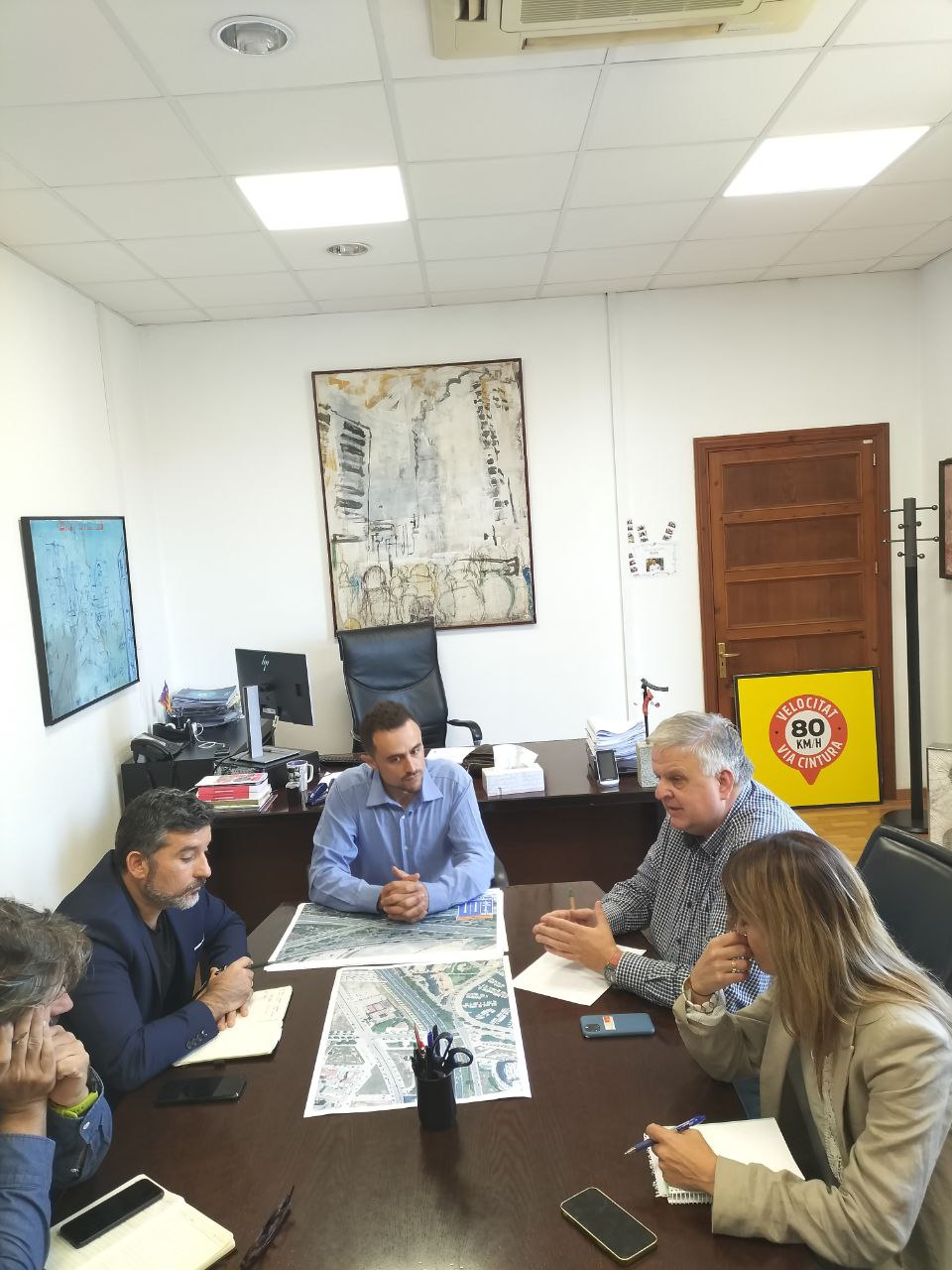 Un moment de la reunió