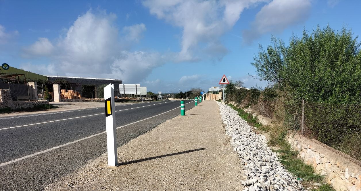 El nou passeig cívic a Santanyí