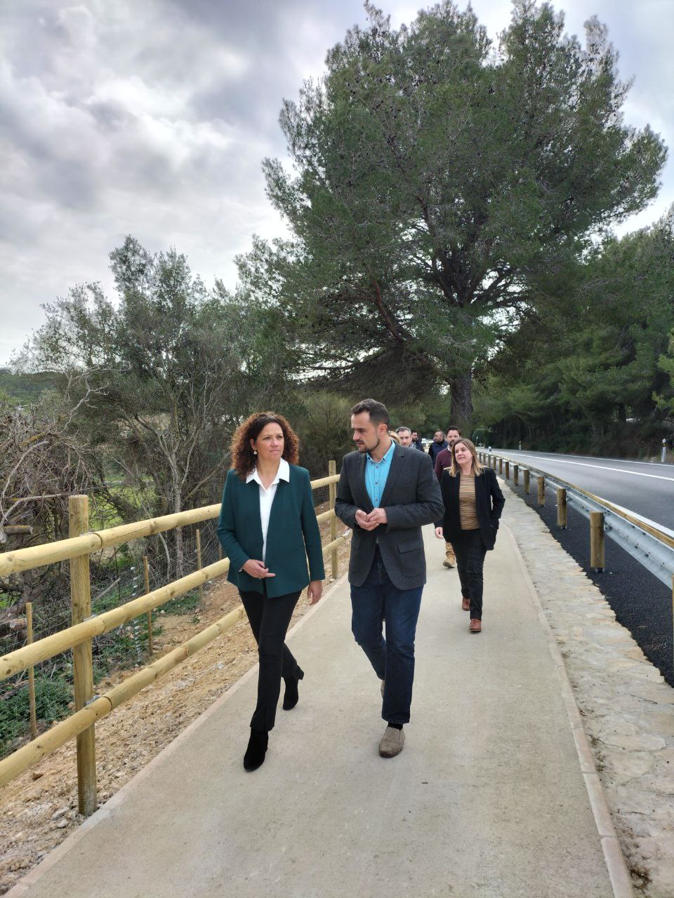 La presidenta del Consell, Catalina Cladera i el conseller Iván Sevillano