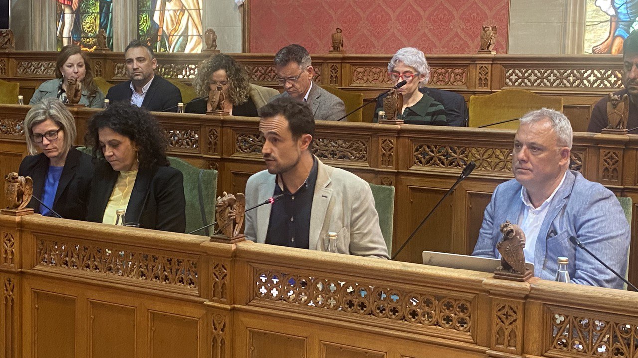 El conseller Iván Sevillano al Pleu