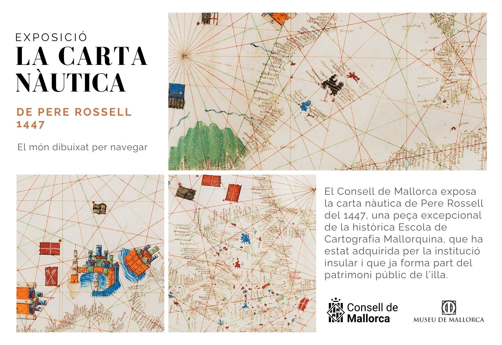 «La carta nàutica de Pere Rossell, 1447. El món dibuixat per navegar»