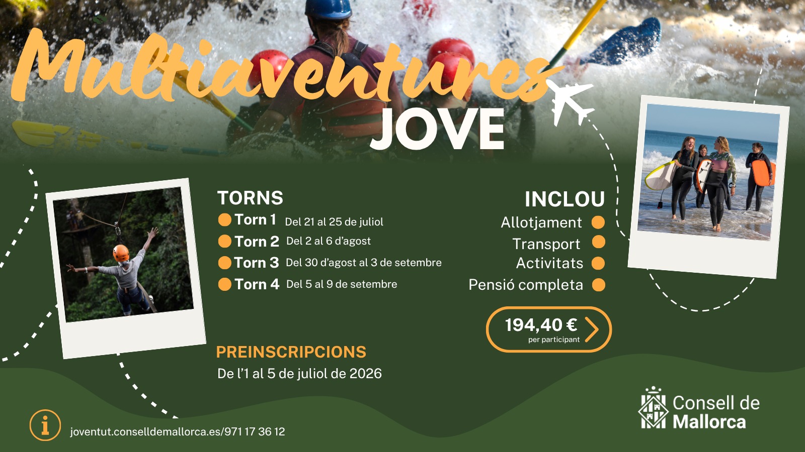 Viatge multiaventura a Cantàbria per a joves