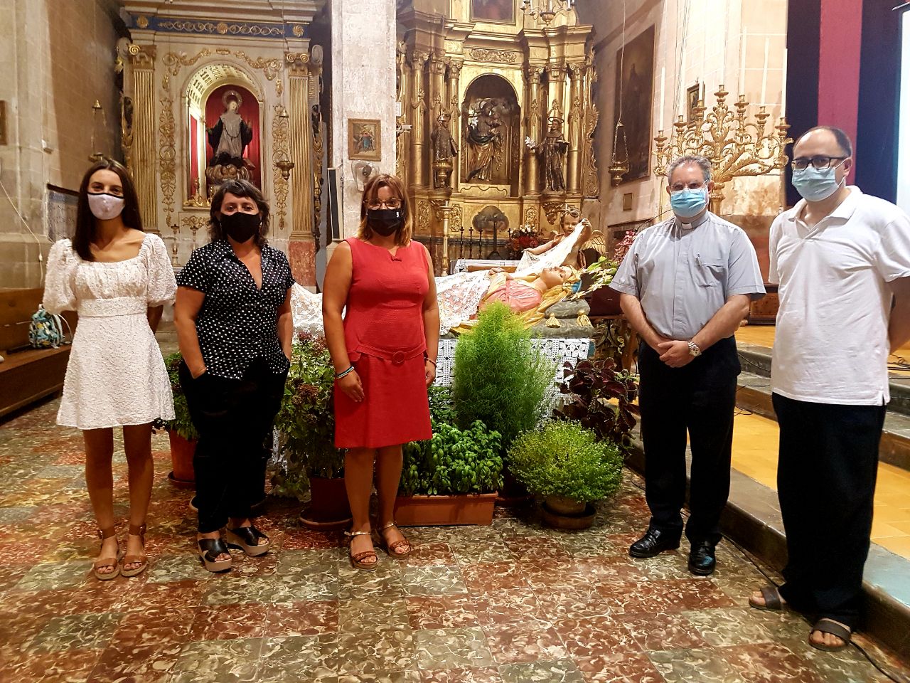 Presentación de los actos de la Asunción de la Virgen.
