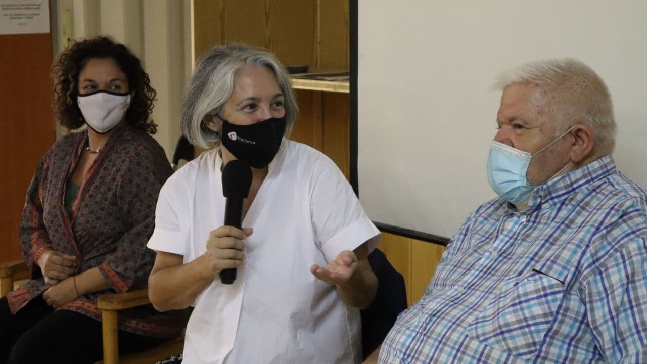 Acto celebrado en el local de la Associació de Gent Gran de la Vileta y Federació de Gent Gran de la CAIB