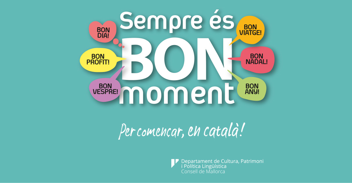 Sempre és bon moment. Per començar, en català.