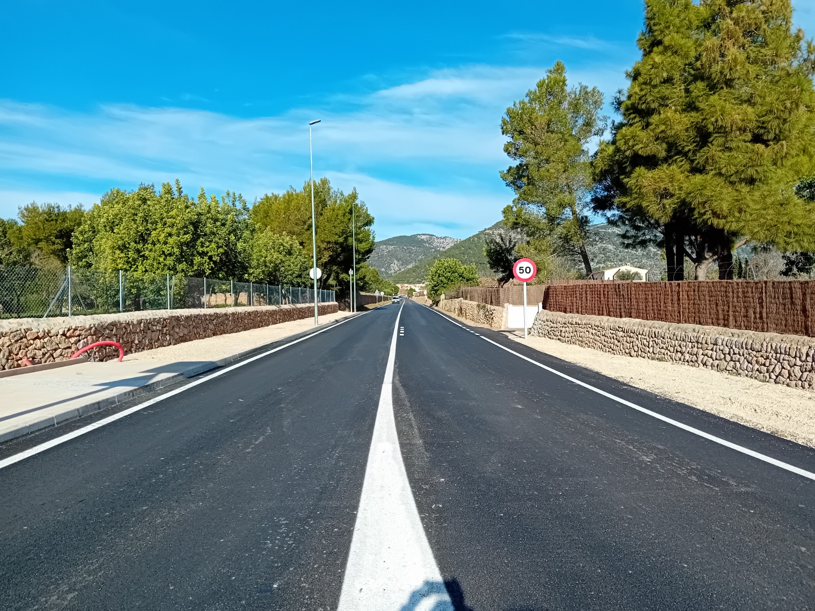 Tram per on passarà el nou vial cívic d'Alaró.