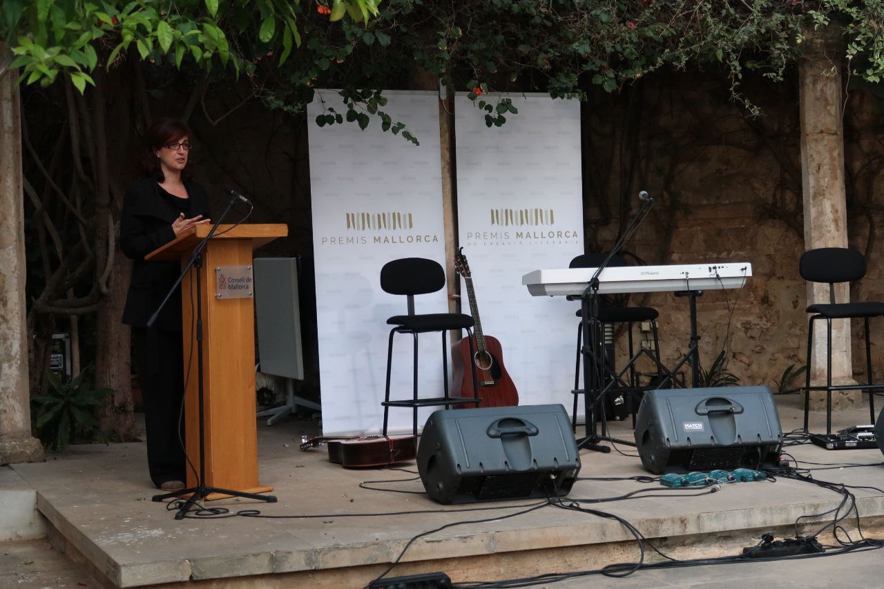 Momento del discurso de Goretti Pérez.