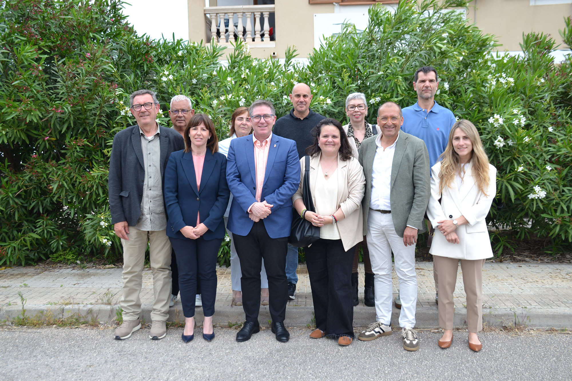 Imatges amb els representats del sector hoteler