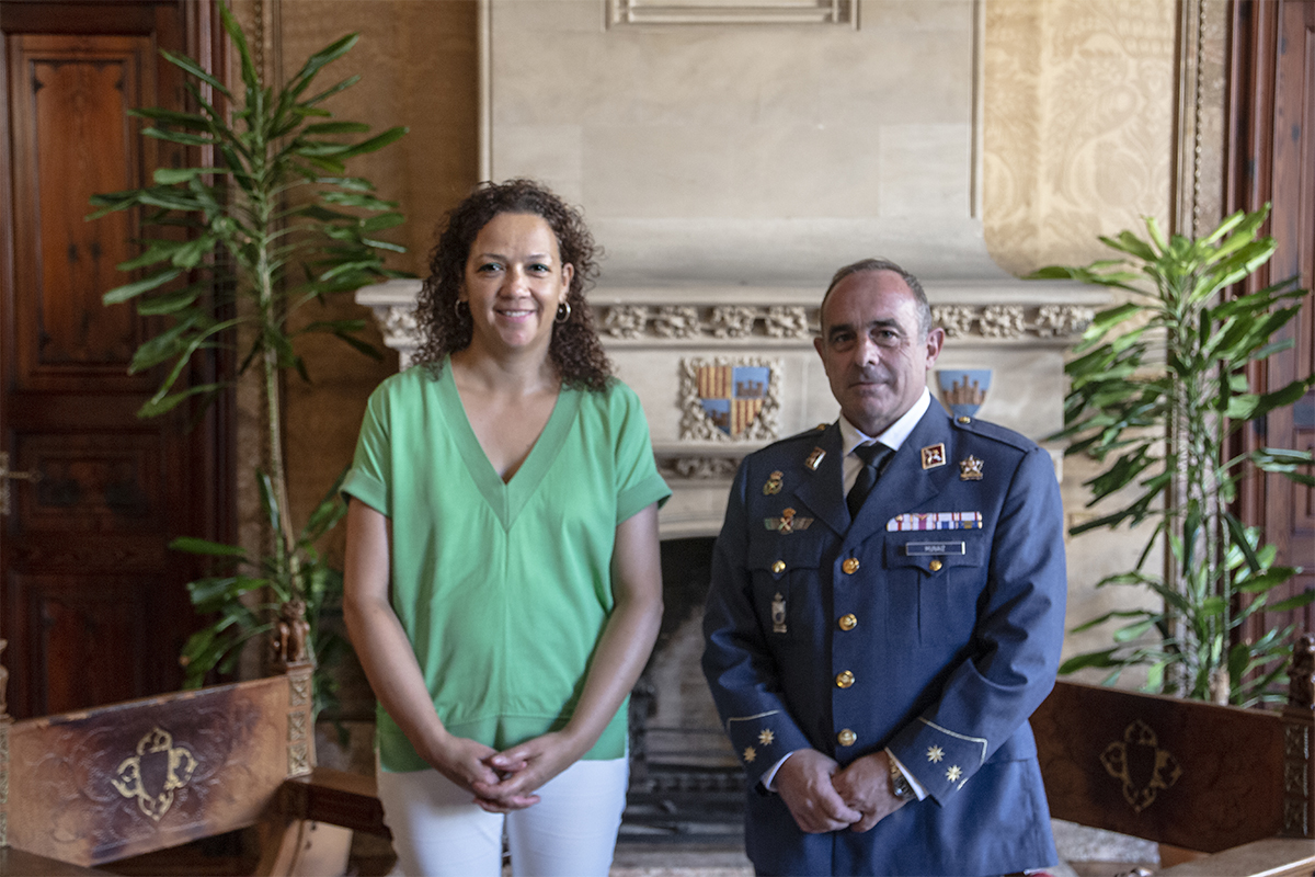 La presidenta Cladera rep en audiència al nou cap del Sector Aeri.