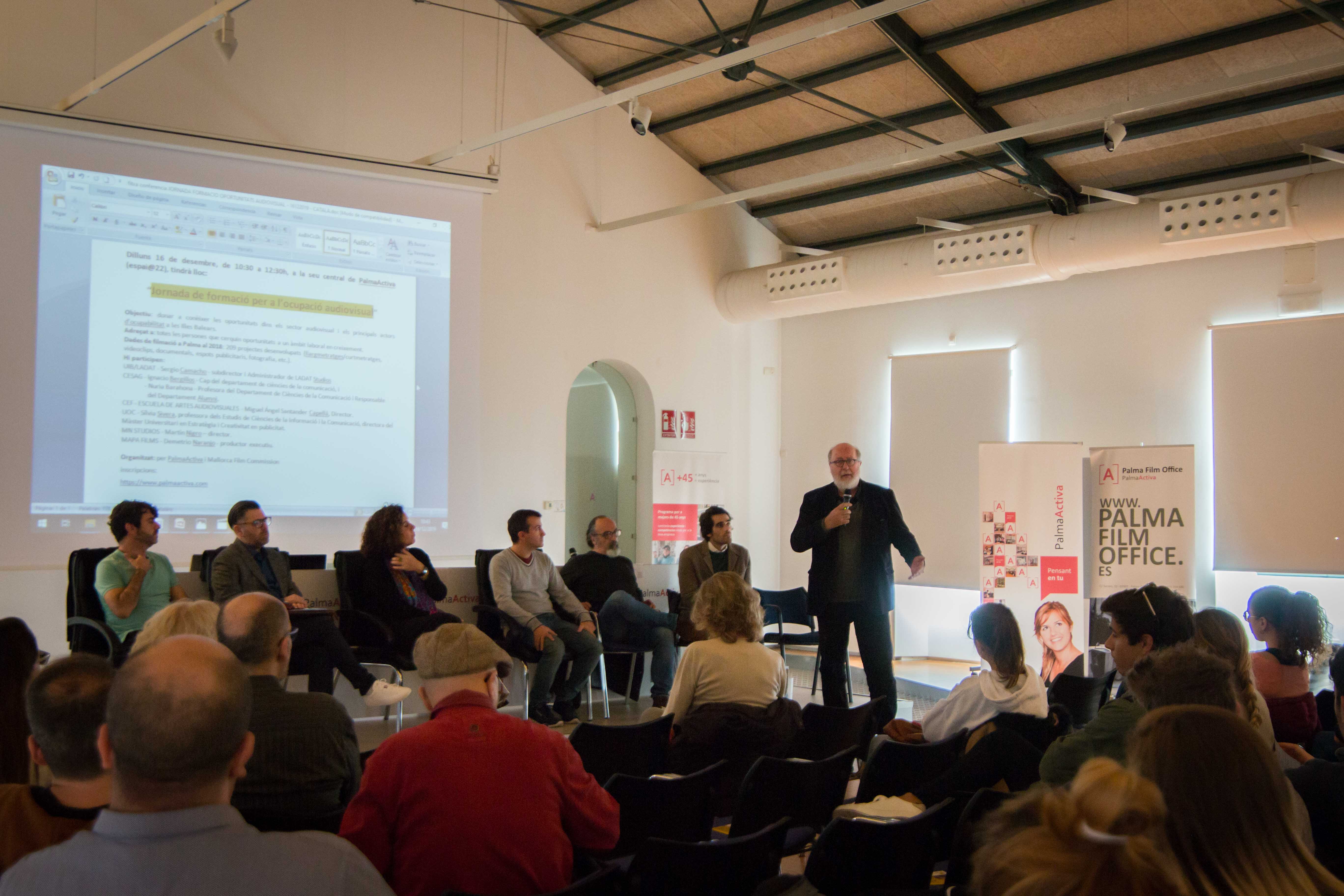 Jornada de formació per a l’ocupació audiovisual.
