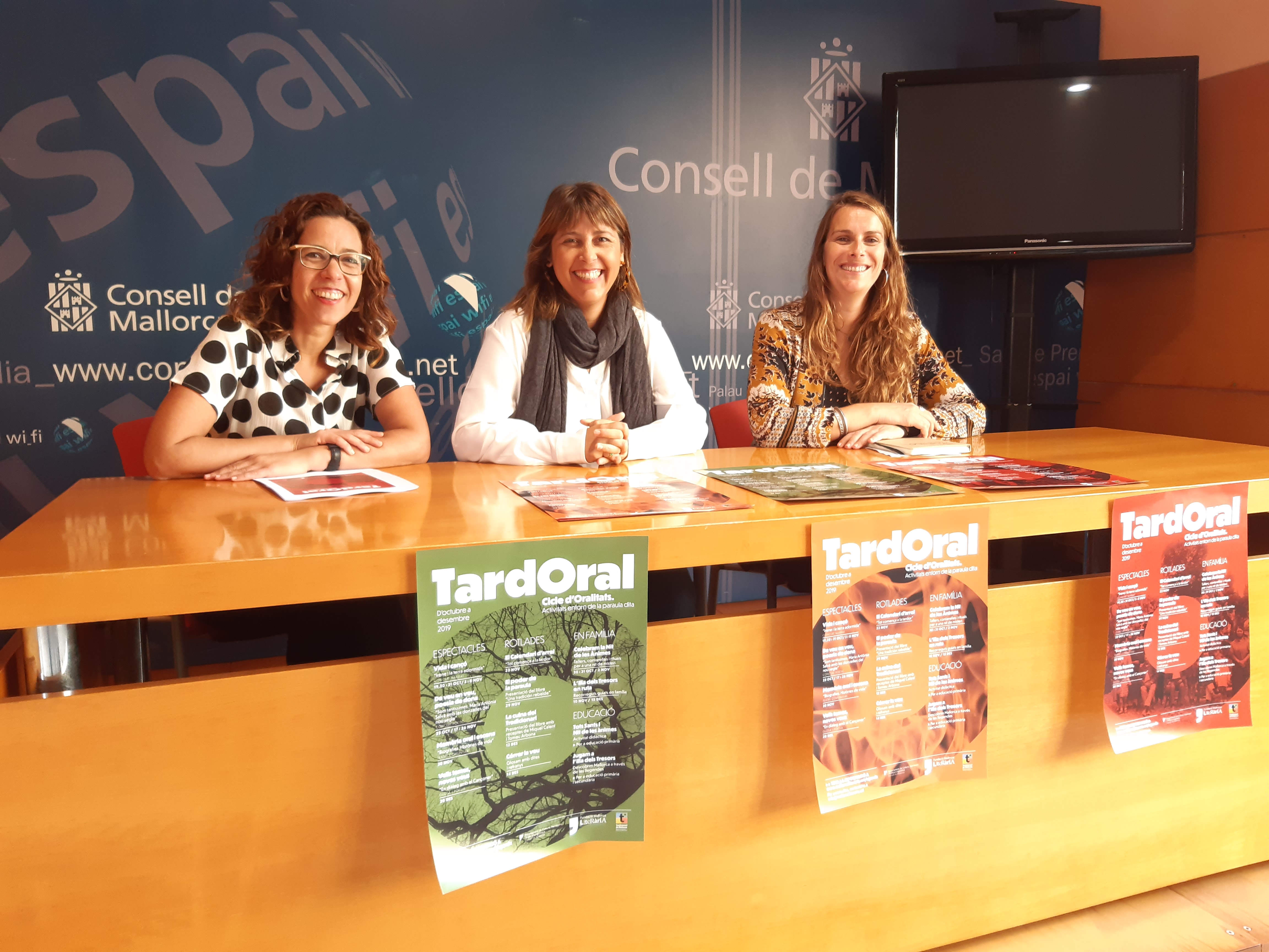 Presentació TardOral (Joana Maria Serra, Carme Castells, Maria Pastor)