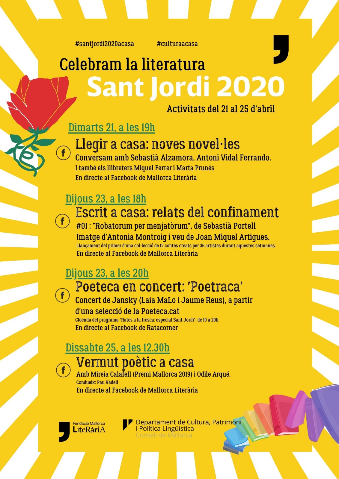 Imatge promocional programa de Sant Jordi