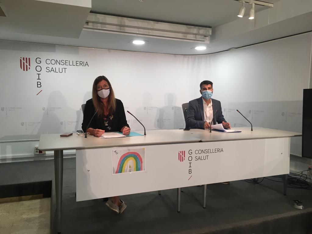 Roda de premsa de l'IMAS i la Conselleria de Salut.