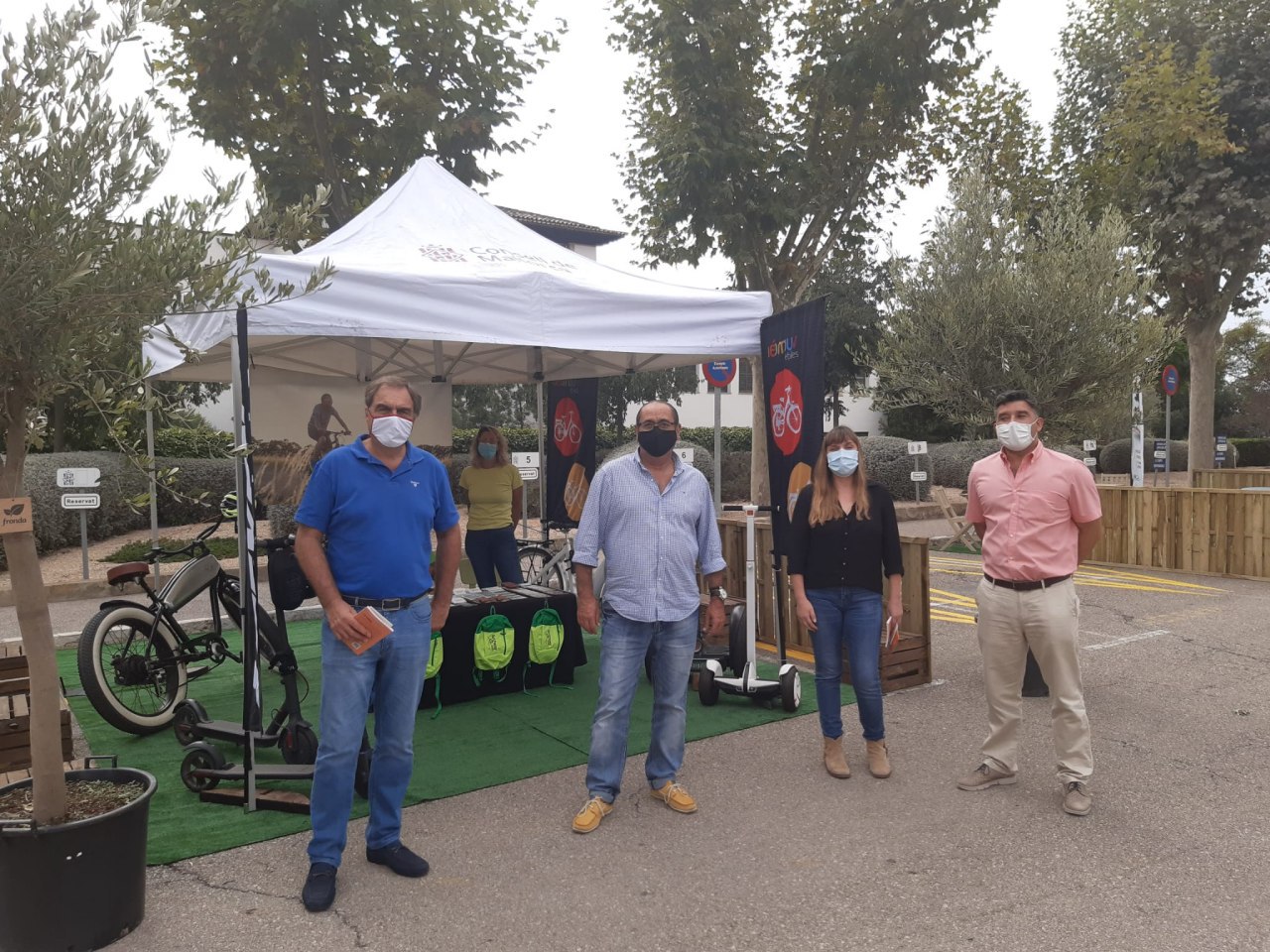 El Departament de Mobilitat i Infraestructures celebra el Park(ing) Day.