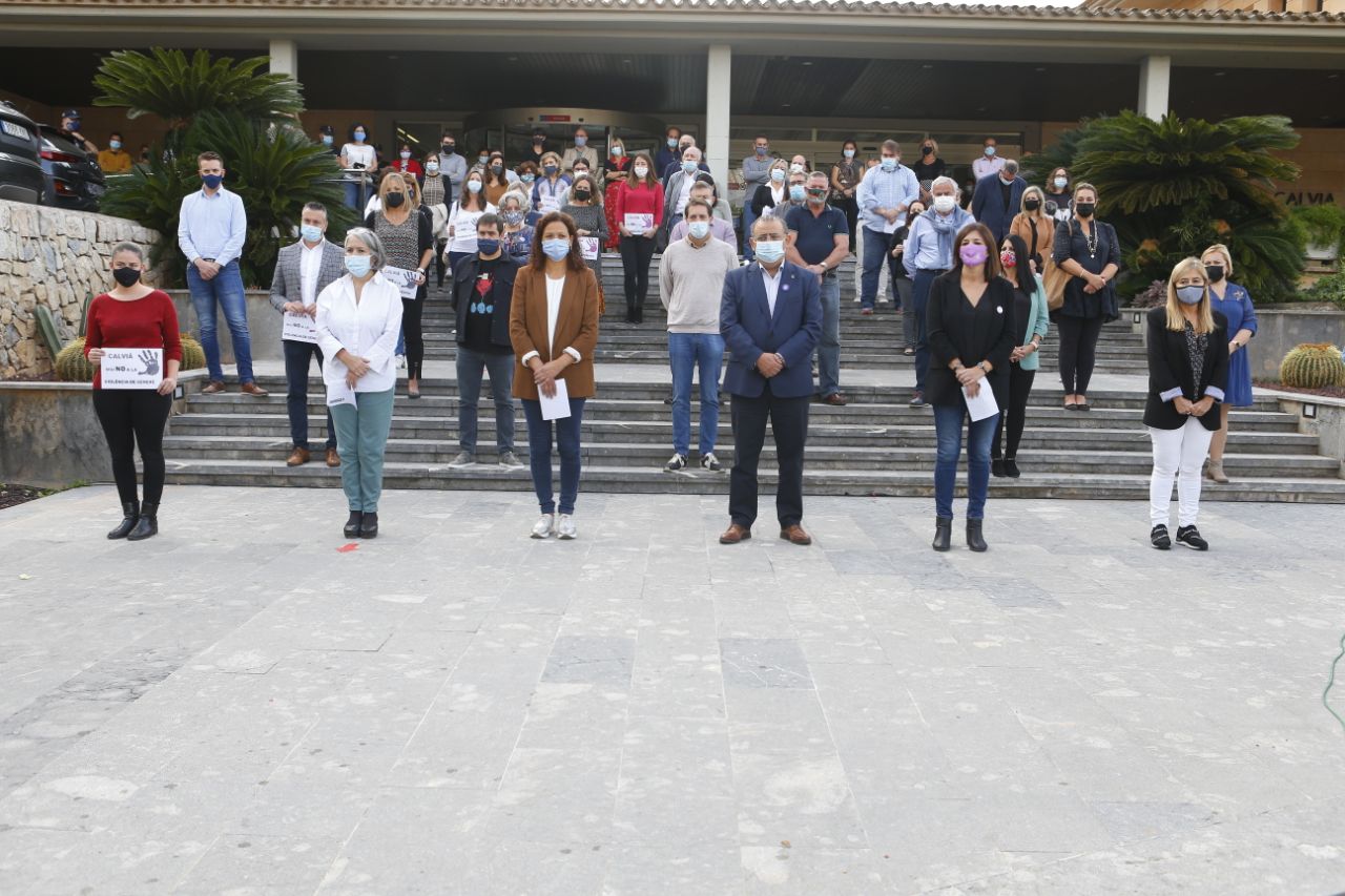 Minut de silenci a Calvià.