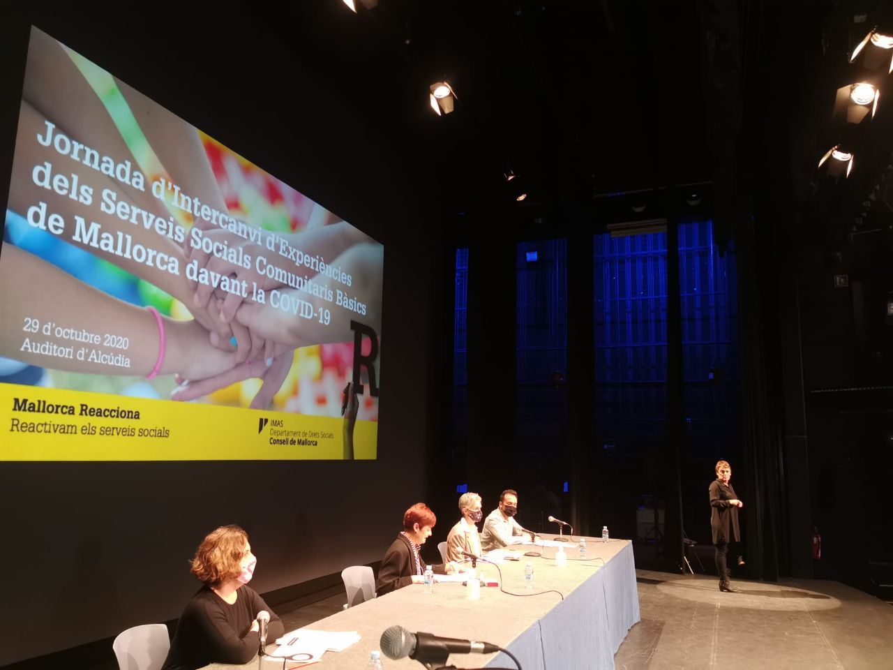 La Jornada d’intercanvi d’Experiències dels Serveis Socials Comunitaris Bàsics de Mallorca davant la covid-19.