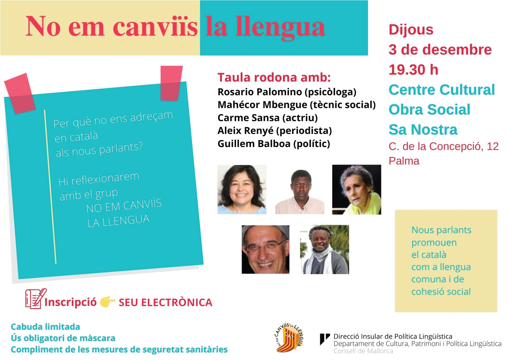 Taula rodona 'No em canviïs la llengua'