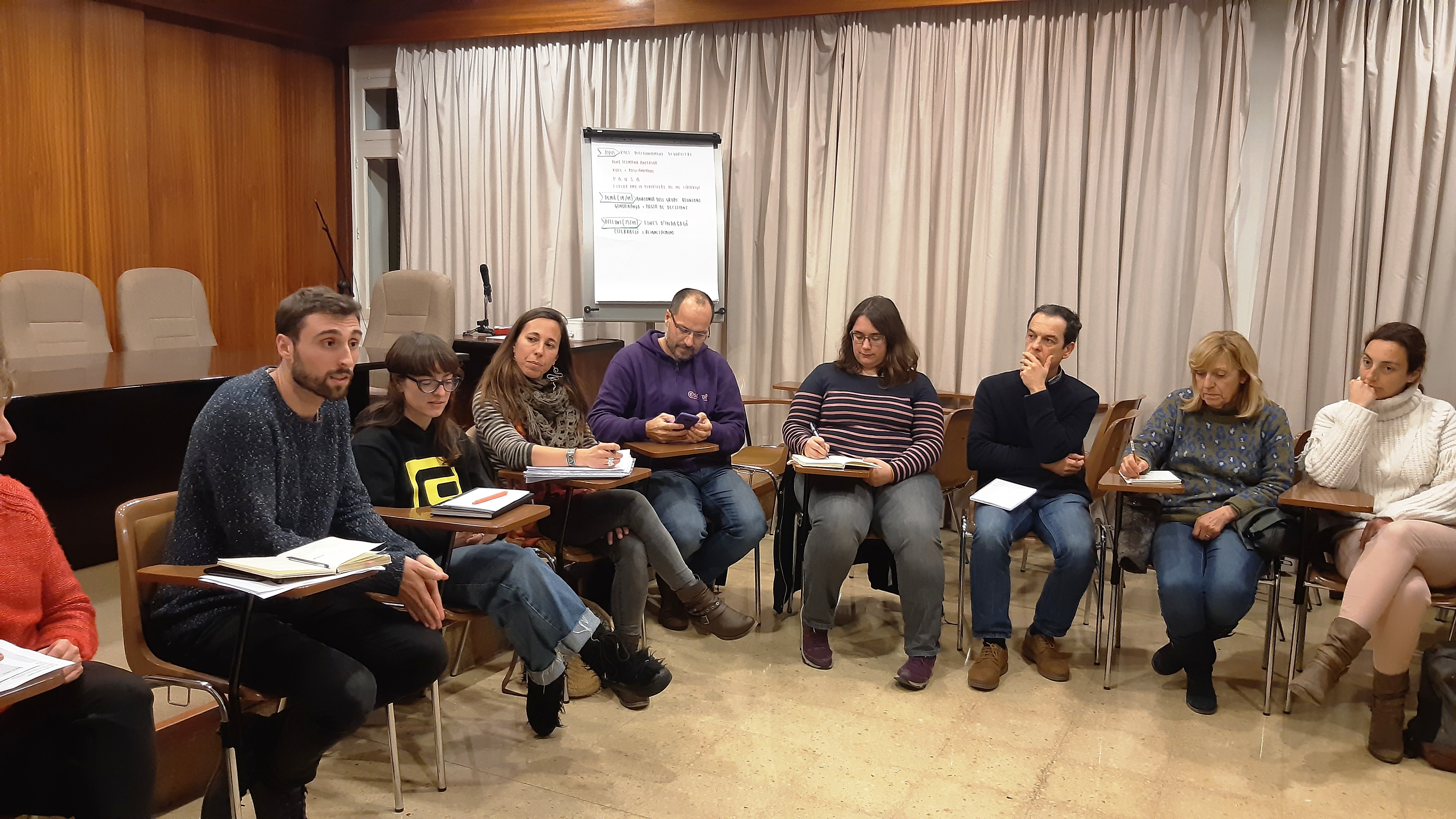 Trobada amb entitats juvenils al Consell de Mallorca.