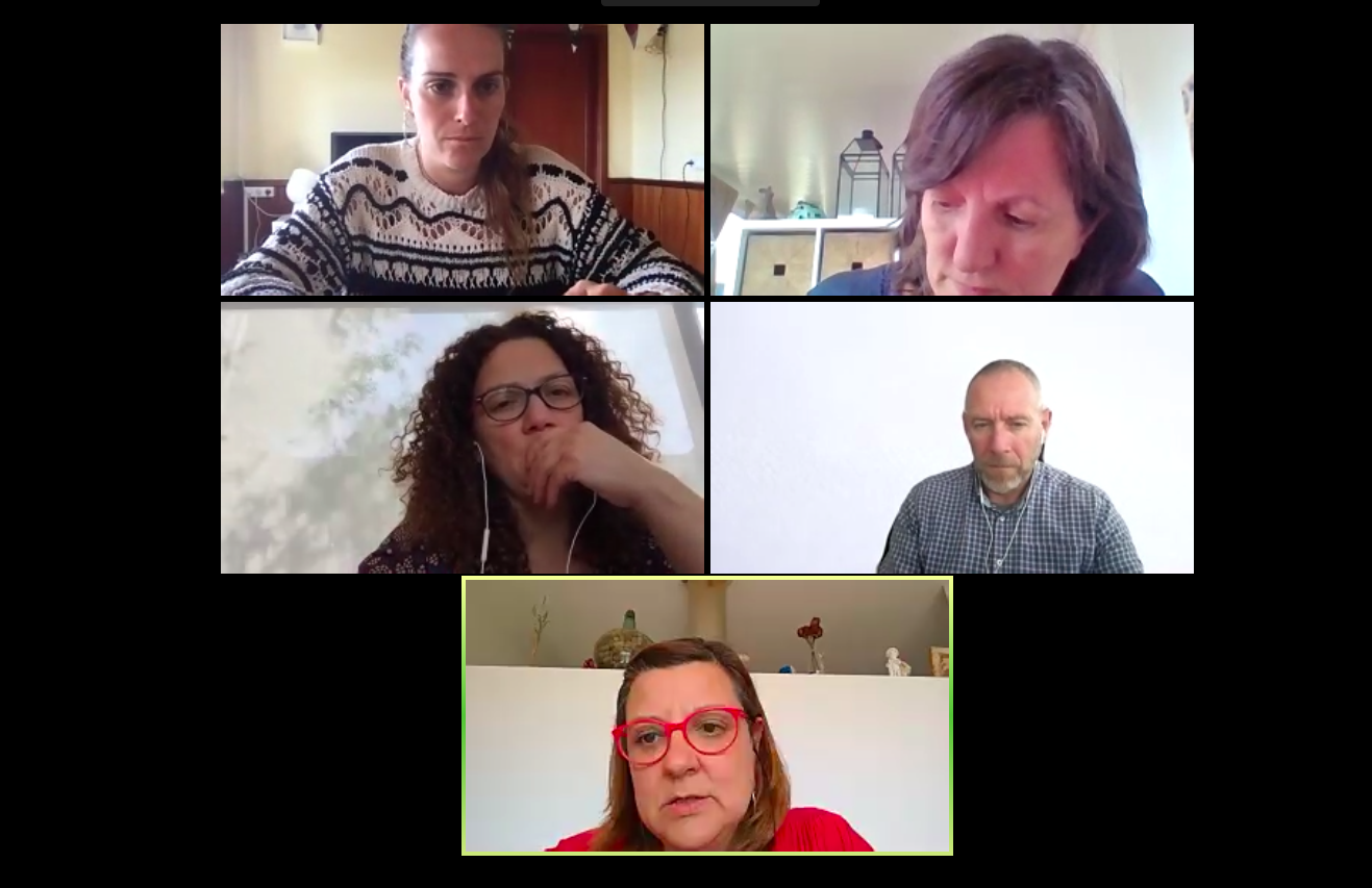 Captura de pantalla de la reunió telemàtica entre el Consell de Mallorca i el Gremi de Llibreters