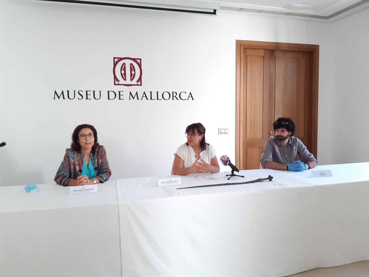 Recepció espasa prehistòrica al Museu de Mallorca