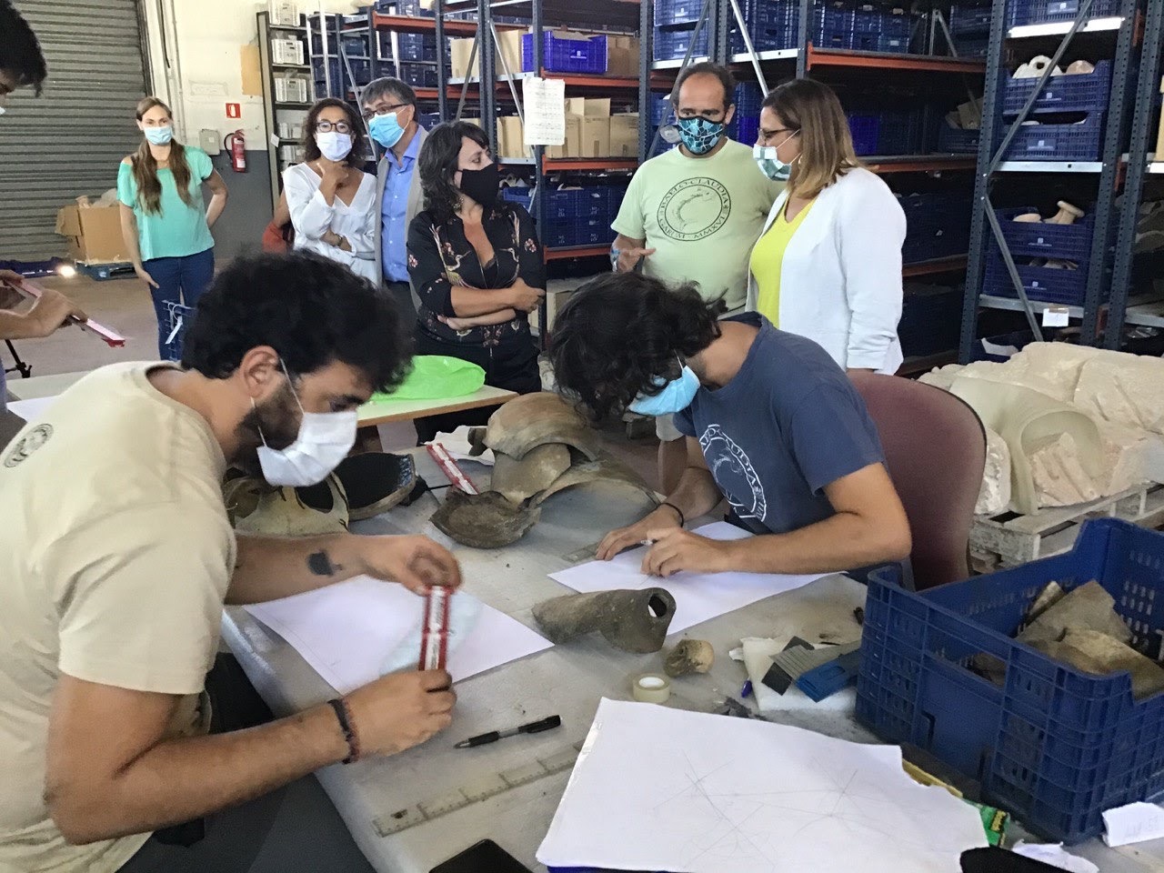 Tasques de documentació de les àmfores