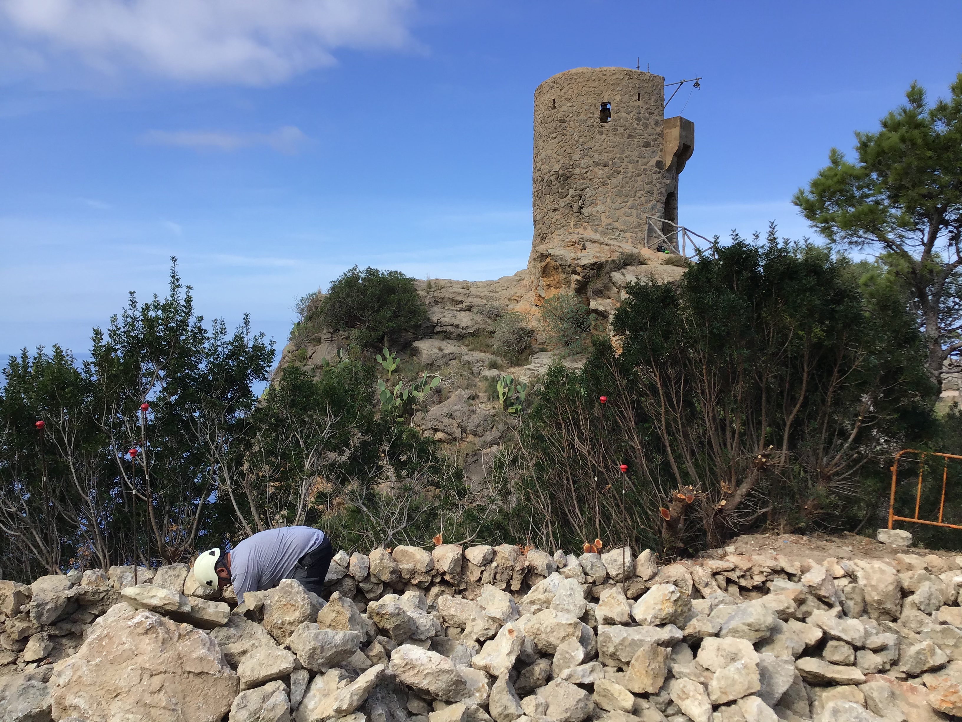Tasques de recuperació a la Torre des Verger