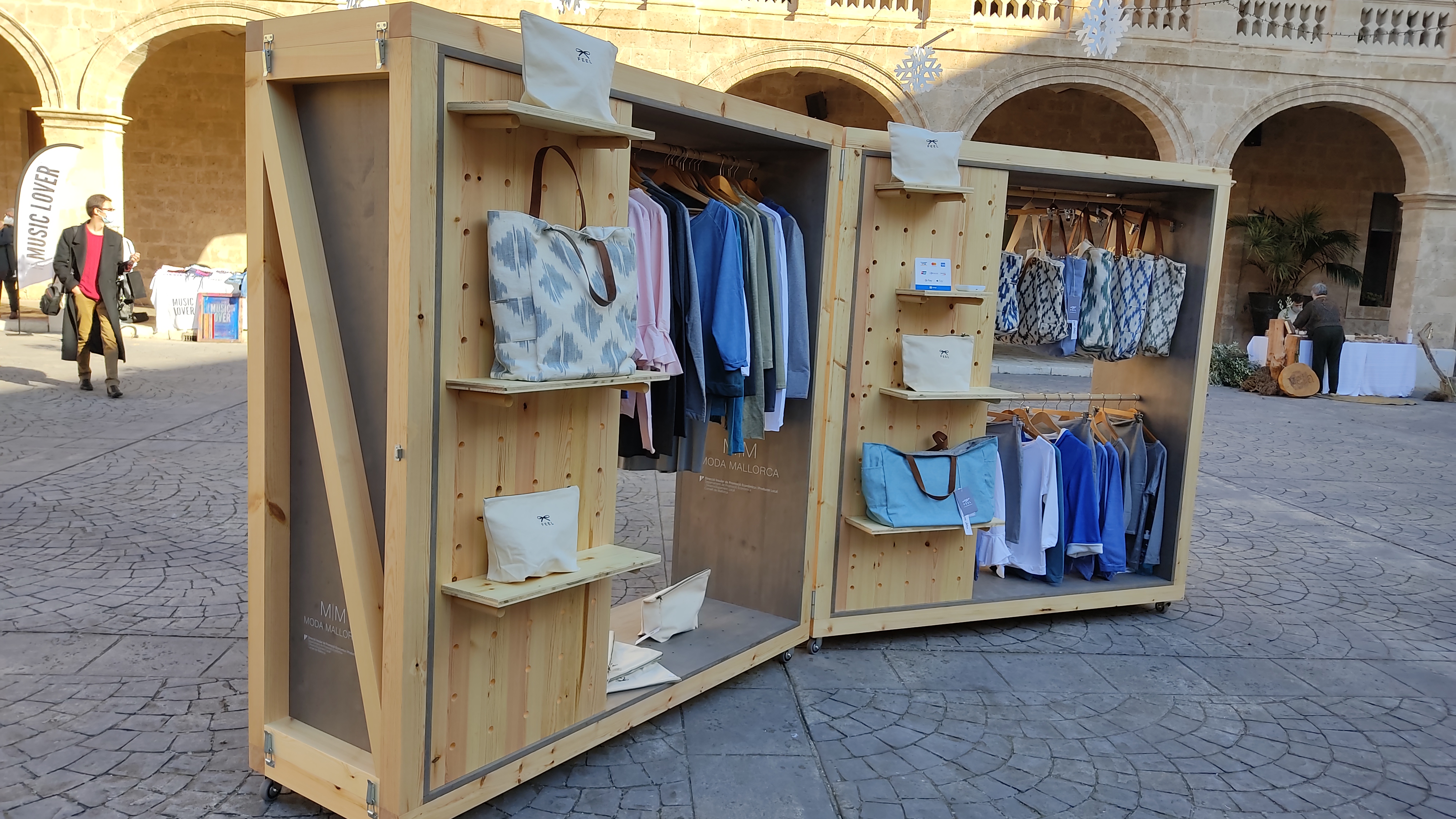 Aparador de Moda Mallorca, que ha rebut el suport econòmic del Departament de Promoció Econòmica i Desenvolupament Local.