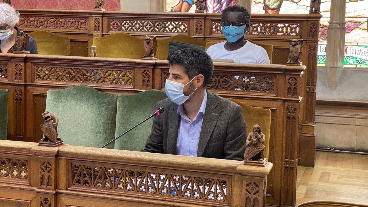 El conseller de Drets Socials i president de l'IMAS, Javier de Juan.