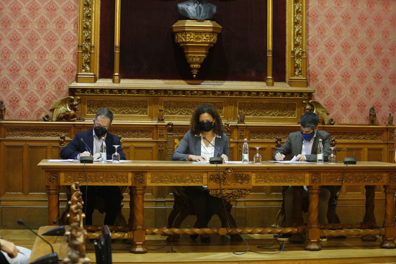 Signatura del conveni entre l'IMAS i l'IBAVI.