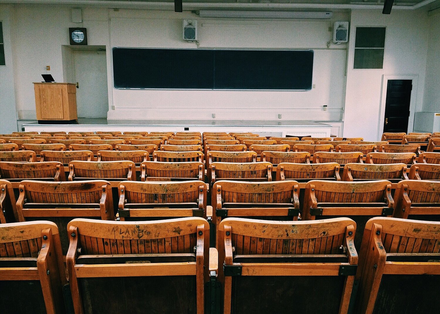 Una aula universitària.
