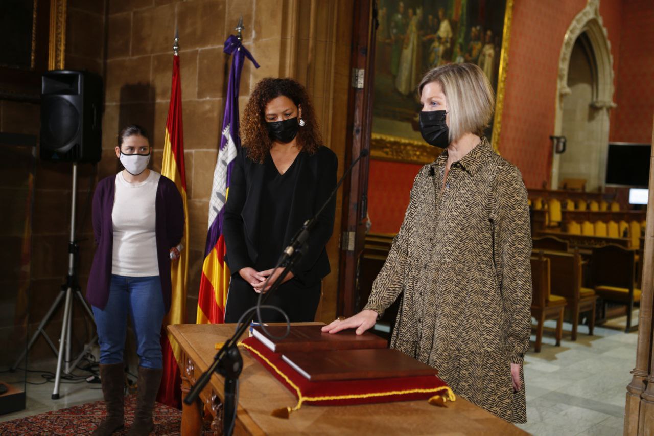 Presa de possessió de la nova consellera de Drets Socials, Sofía Alonso.