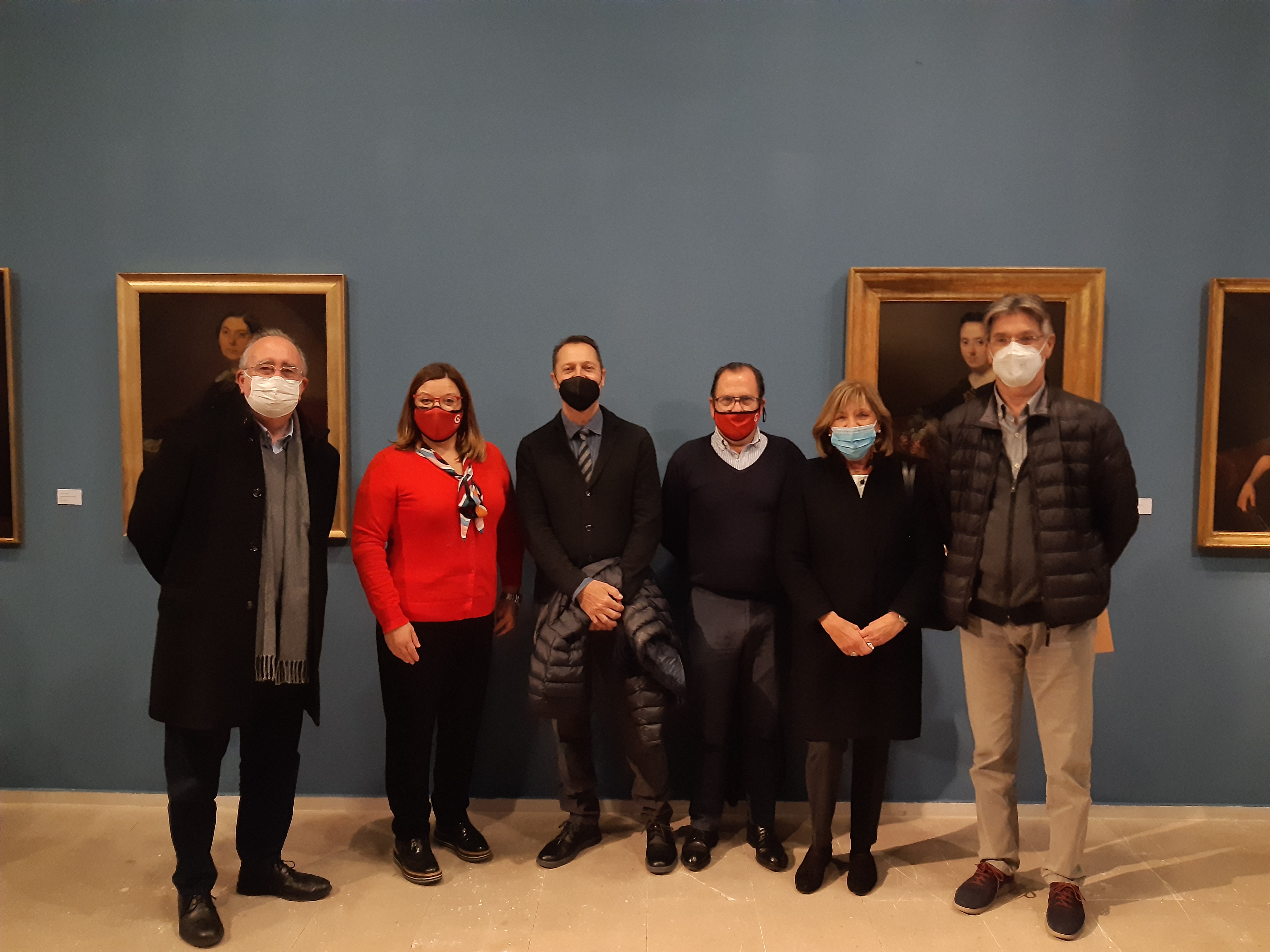 Inauguració de l'exposició que commemora el 150è aniversari de la mort del pintor Agustí Buades Frau.