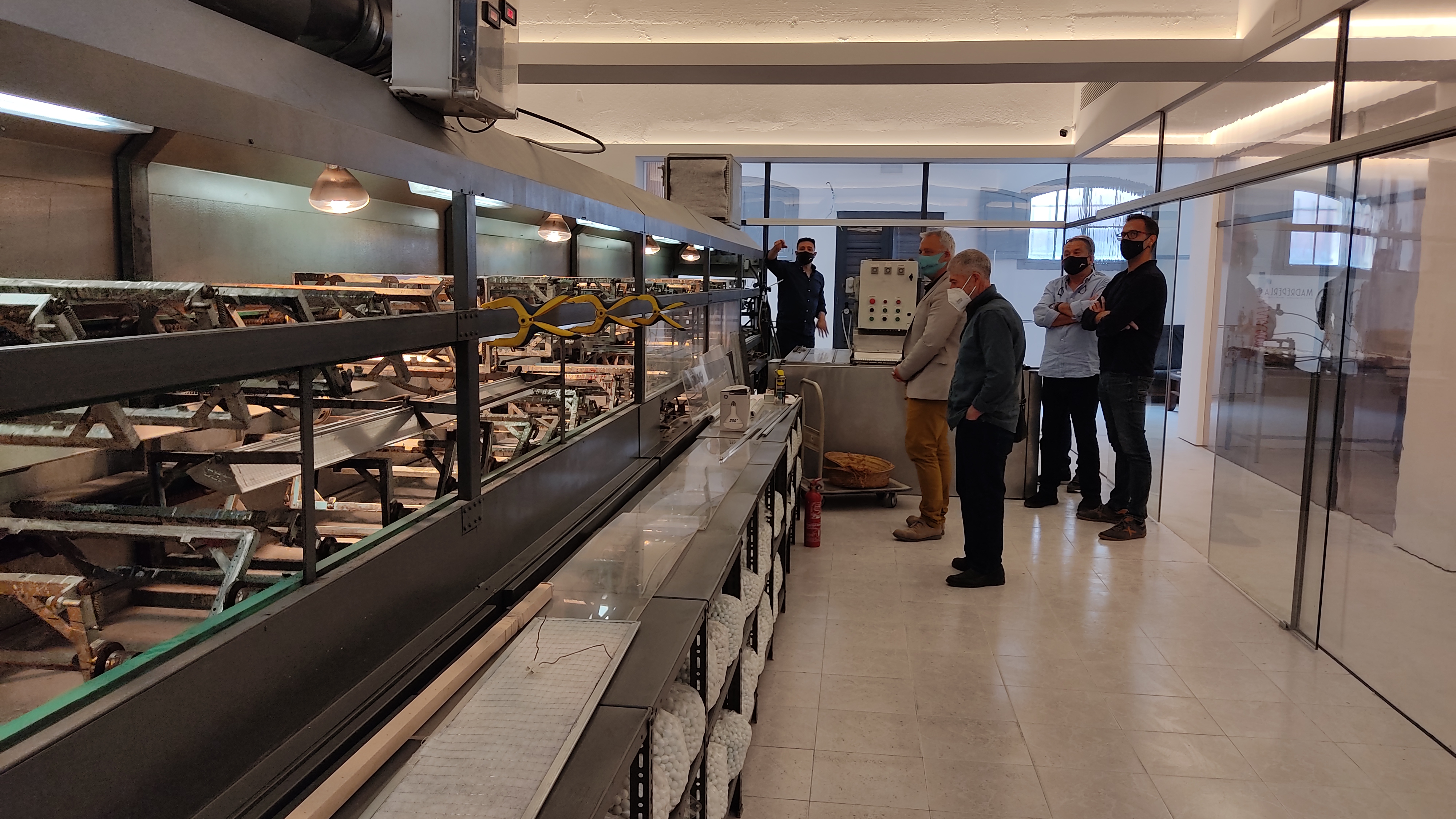 Visita a l’empresa local Madreperla.