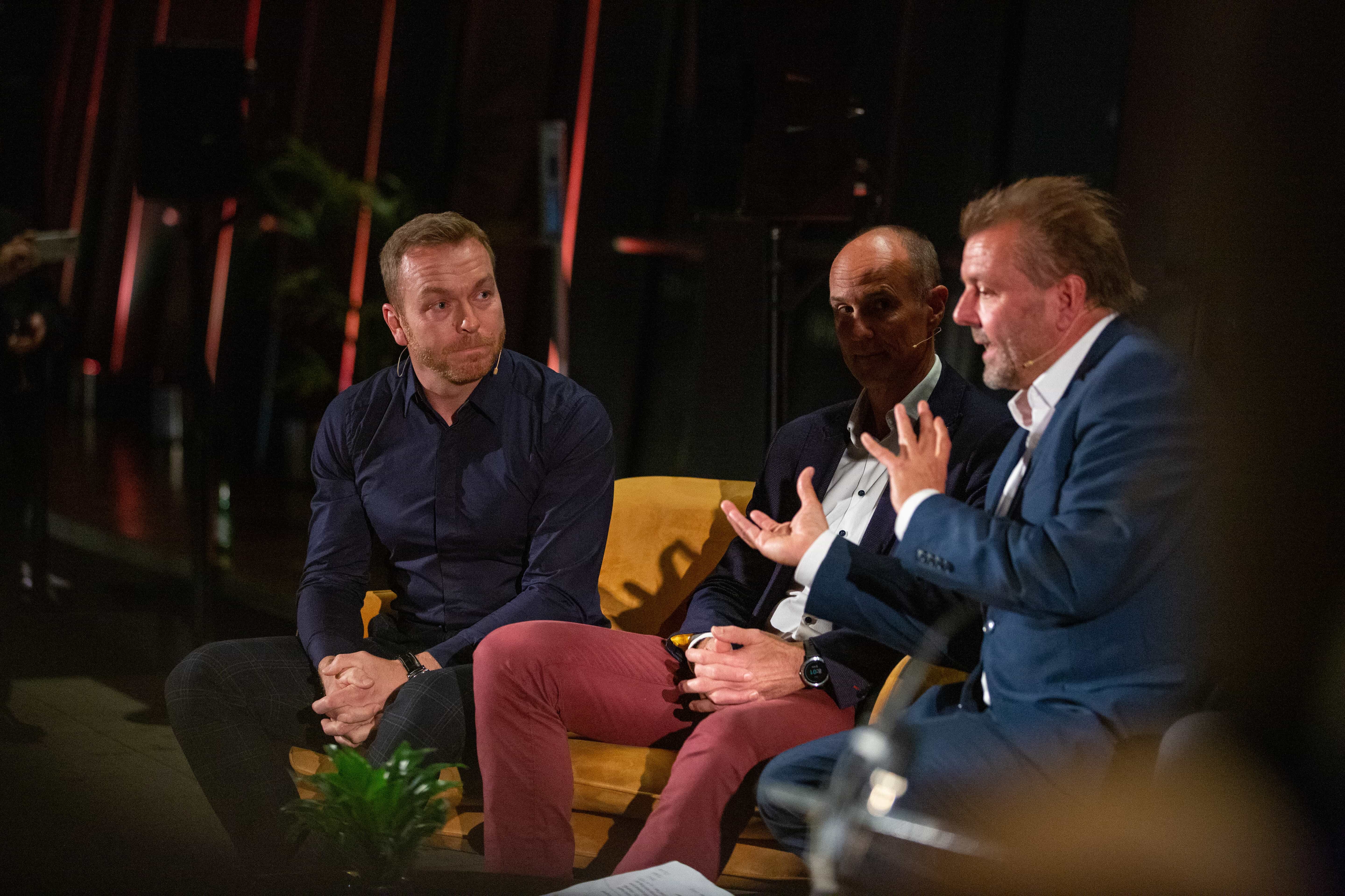 Chris Hoy, Simon Cory Wright i Martin Roberts. 