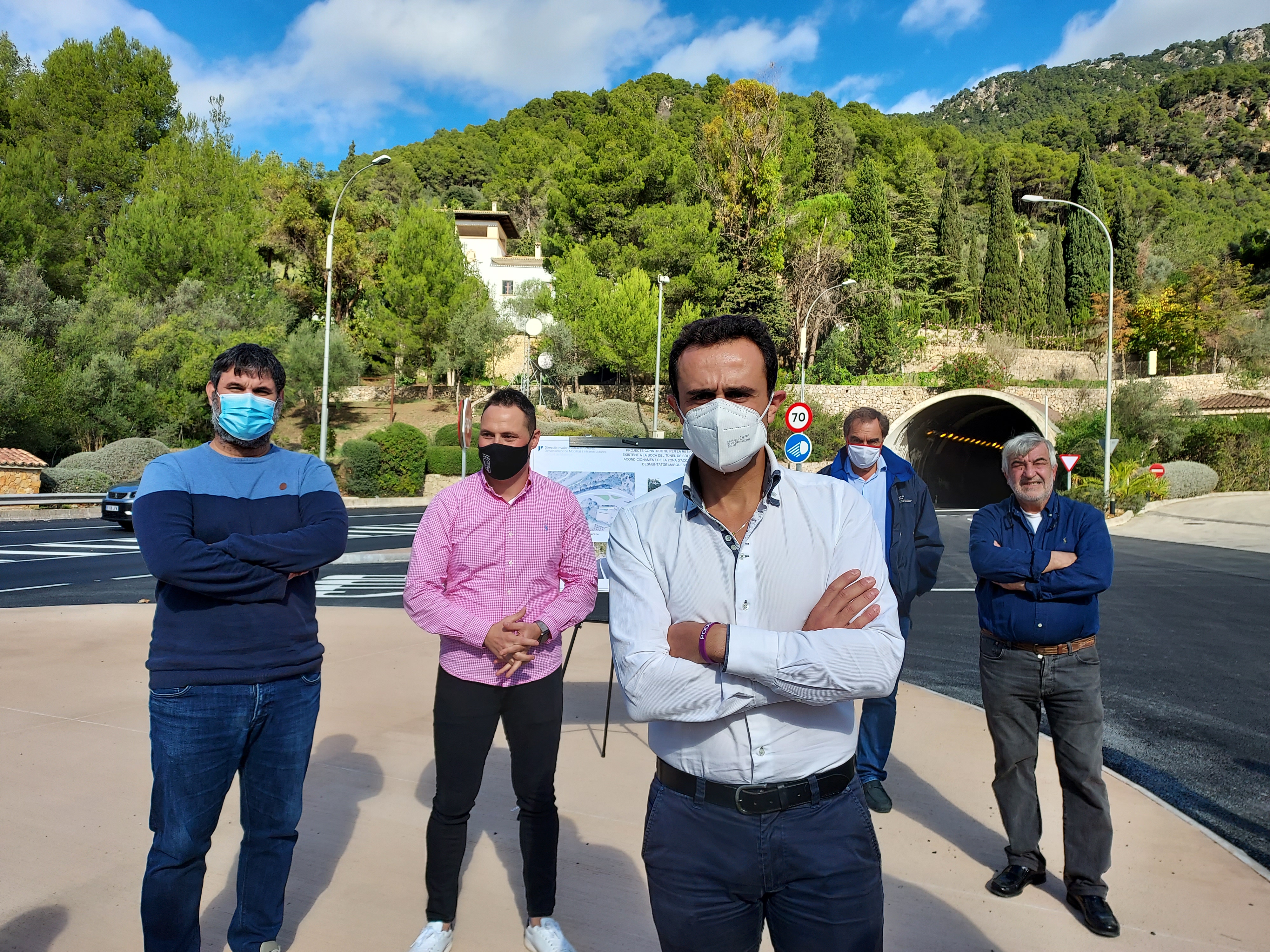Inauguració de l'eliminació de l'àrea de peatge del túnel de Sóller