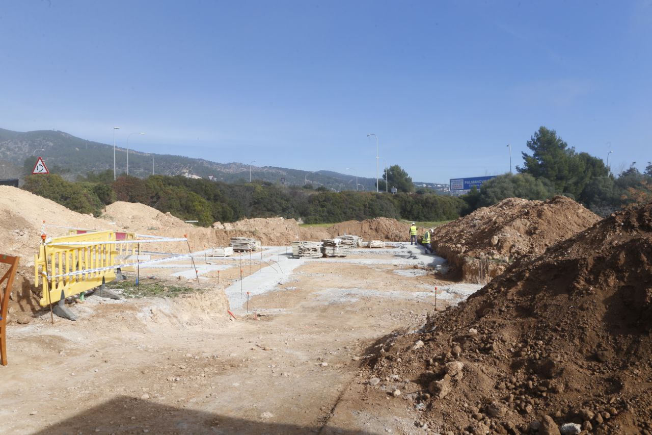 Visita a les obres del futur centre de dia municipal per a persones majors de Palmanova.