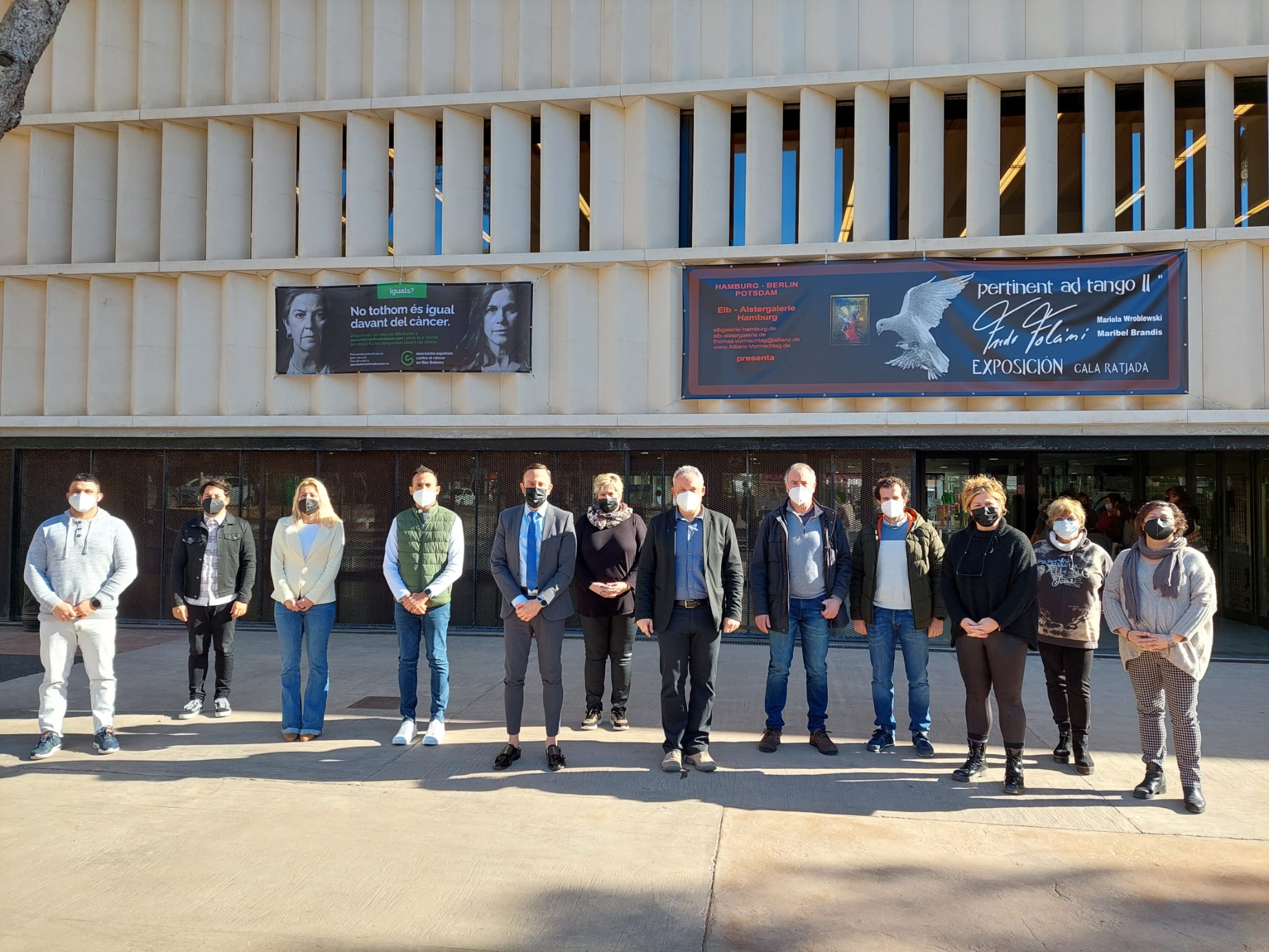Reunión entre representantes de Desenvolupament Local del Consell de Mallorca y del Ayuntamiento de Capdepera.