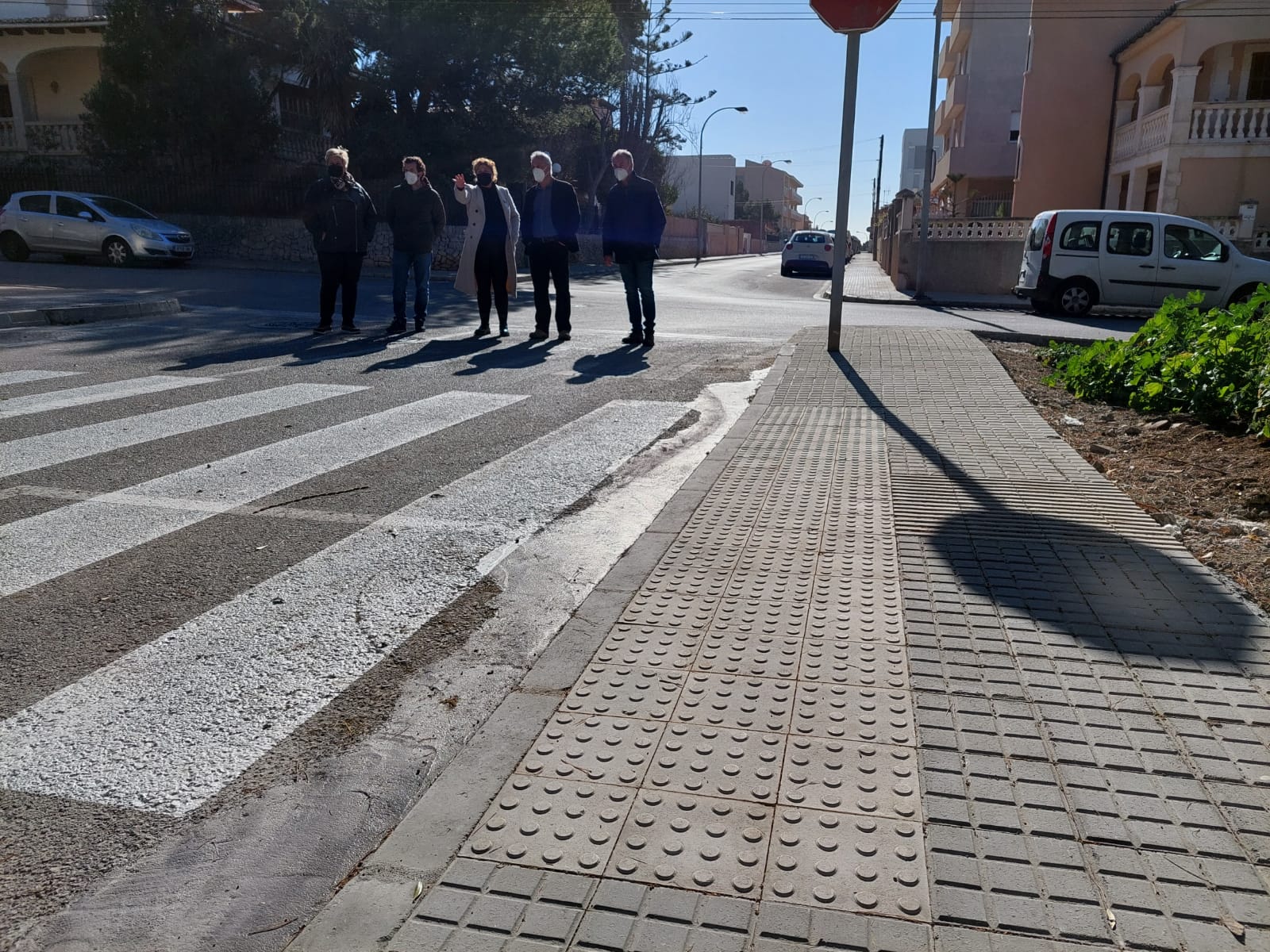 Adecuación viaria llevada a cabo en es Clot de sa Grava en Cala Rajada.