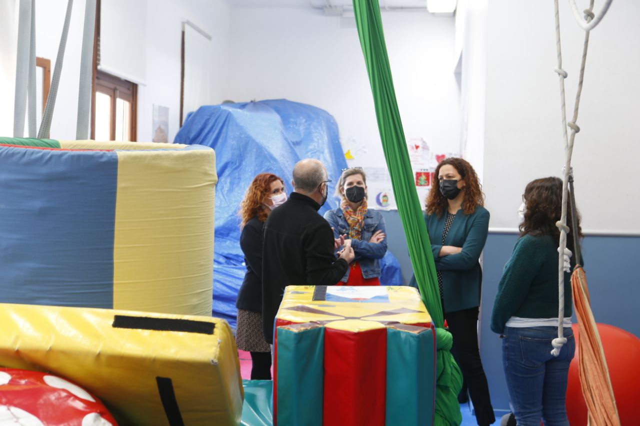Visita a las dependencias de la Secció Terapèutica d'Infància i Família.